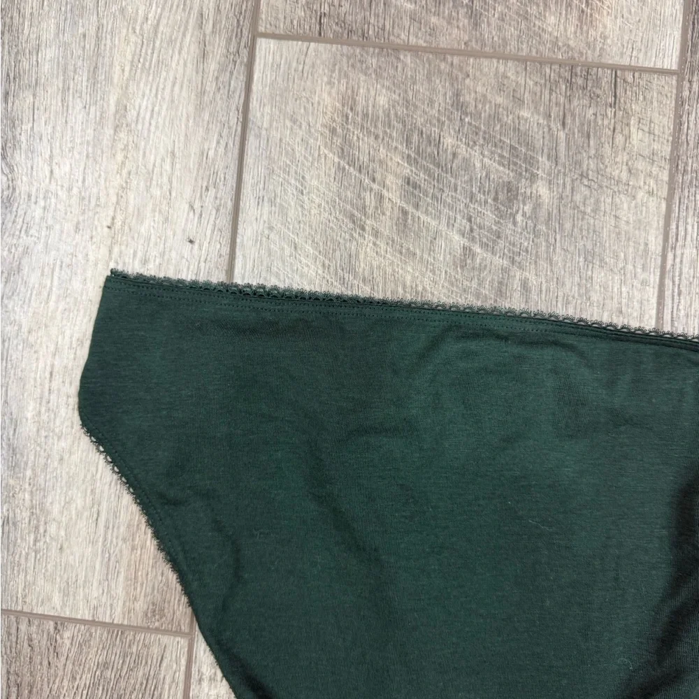 VS Dark Green Cocktail Bikini Underwear‎